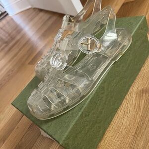 Gucci Jelly Fisherman Sandals